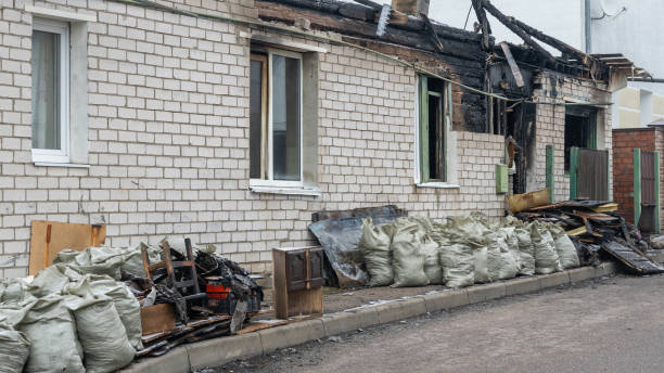 Professional Soot Cleanup technician working in Apopka, FL